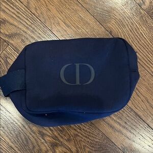 Christian Dior cosmetics toiletries Navy Blue Designer Bag